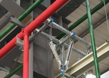 涉县该抗震支架的整体式支吊架结构协调性好